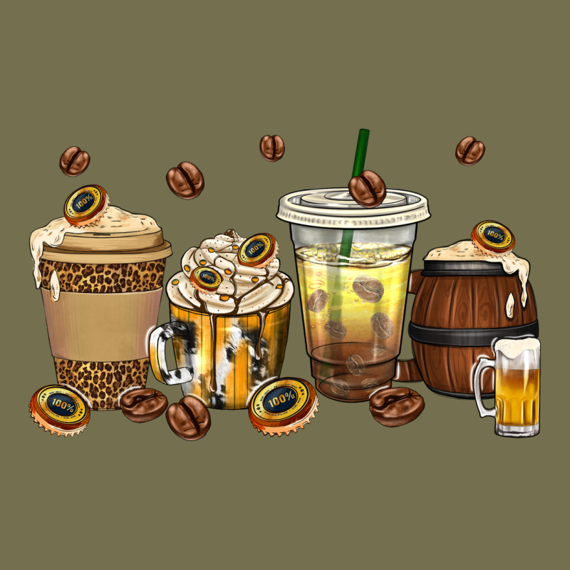 Beer Coffee Cups Vintage Hoodie by texasbilliewilder | Teevron