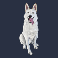 Hand Drawing White Shepherd Heavyweight Sweatshirt | Teevron