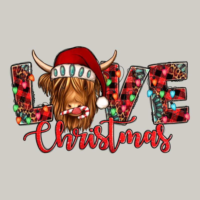 Love Christmas Highland Cow And Turquoise Gemstone Heavyweight Hoodie by Jasminsmagicworld | Teevron