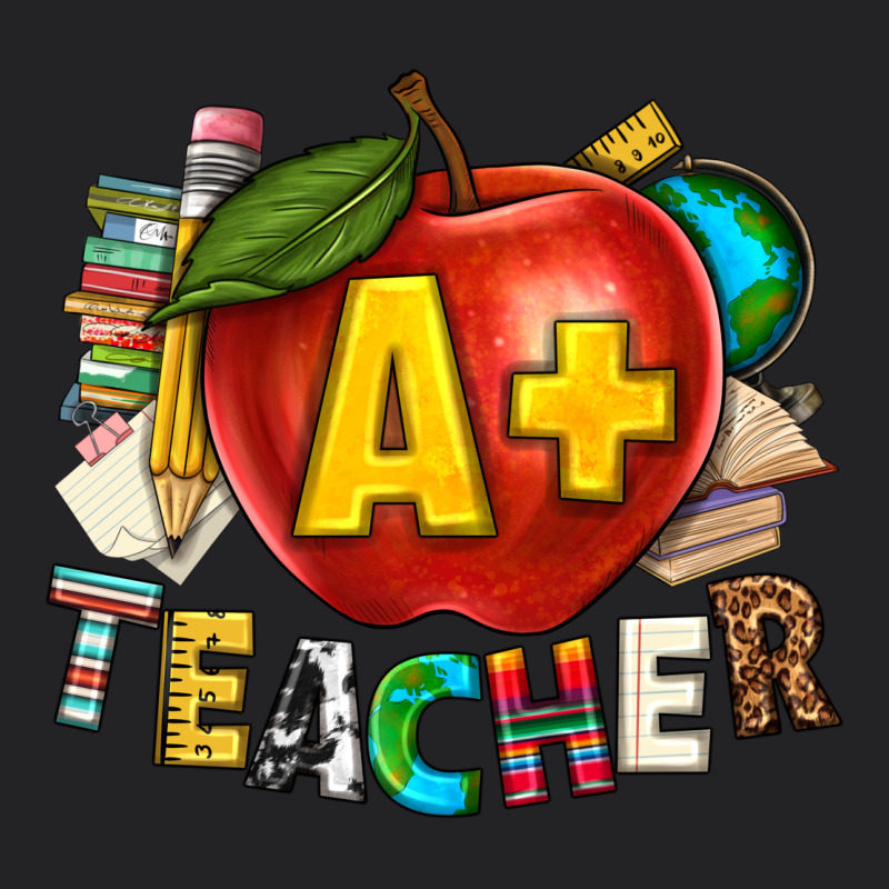 A Plus Teacher Vintage Tee by texasbilliewilder | Teevron
