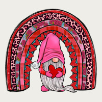 Valentines Gnomies Rainbow Zipper Hoodie | Teevron
