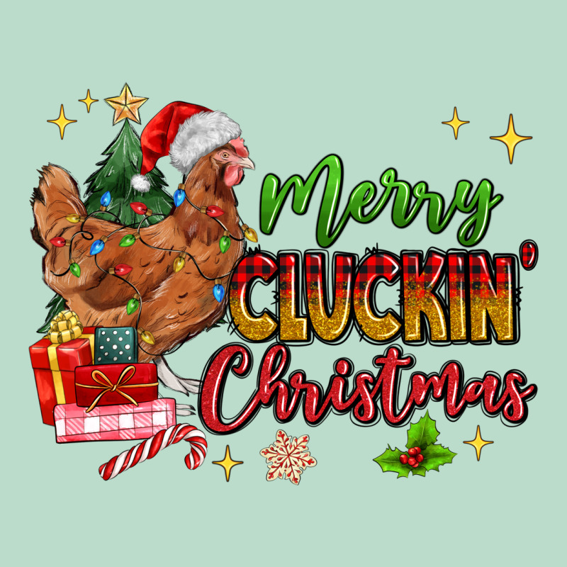 Merry Cluckin' Christmas Premium Hoodie by MaliasSmallBusiness | Teevron