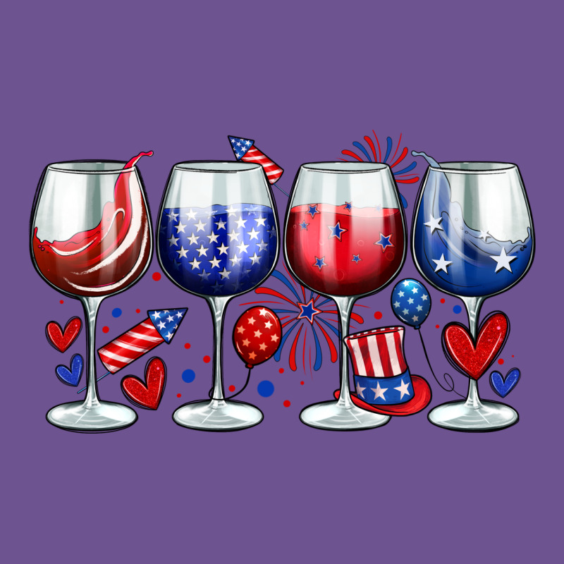 American Wine Glasses Vintage Tee by Zillion Design Studio | Teevron