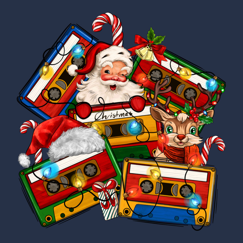 Christmas Cassette Tapes Premium Hoodie by MaliasSmallBusiness | Teevron