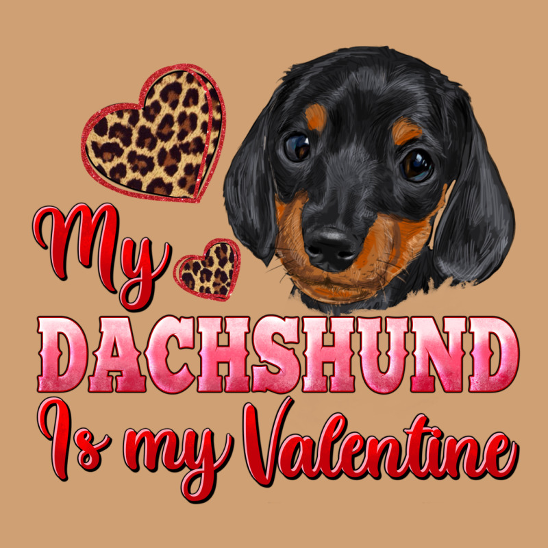 My Dachshund Is My Valentine Vintage Tee by RanaPortraitStore | Teevron