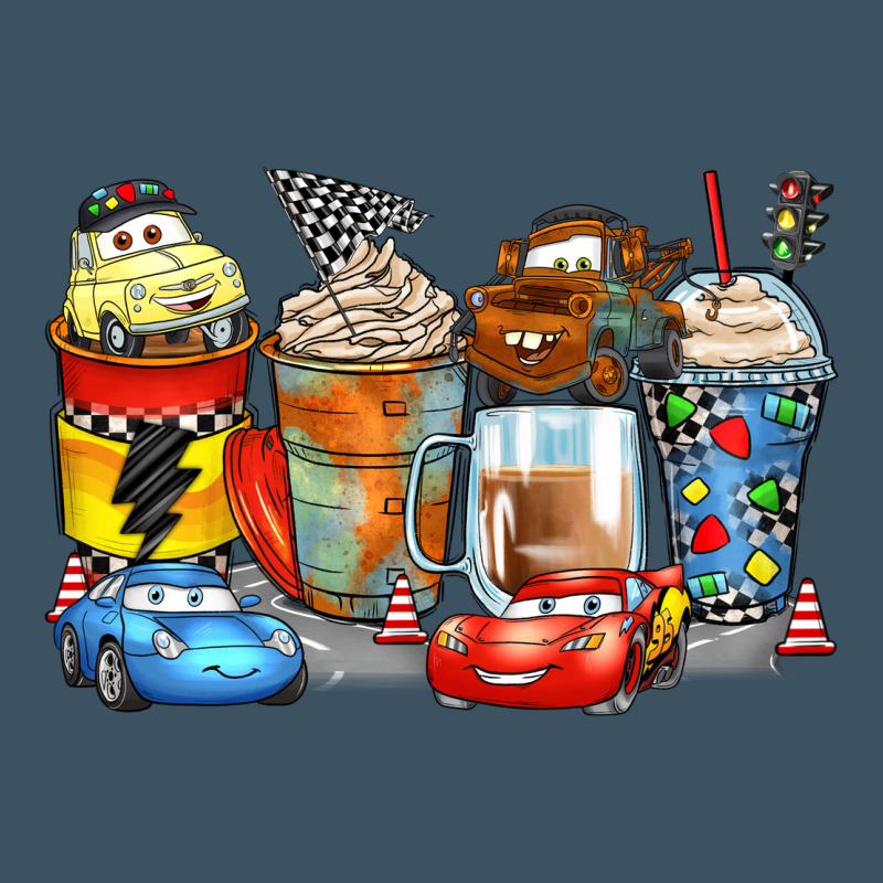 Cartoon Characters Coffee Cups Urban Heavy Tee by Zillion Design Studio | Teevron