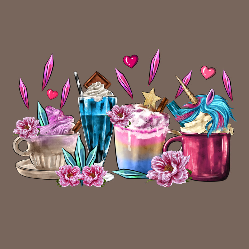 Unicorn Coffee Cups Premium Hoodie by MaliasSmallBusiness | Teevron