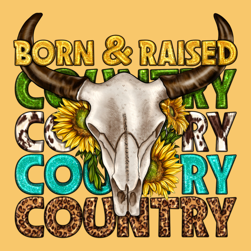 Born And Raised Country Western Vintage Hoodie by texasbilliewilder | Teevron