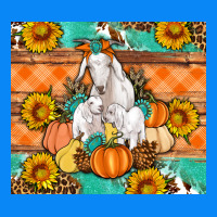 Goat Family Fall Pumpkins Gemstone Zipper Hoodie | Teevron