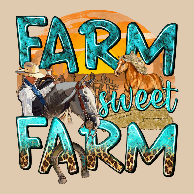 Farm Sweet Farm With Horses Heavyweight Sweatshirt by texasbilliewilder | Teevron