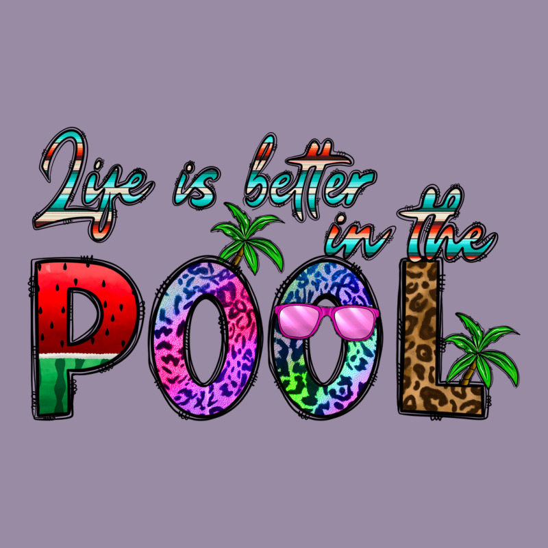 Life Is Better İn The Pool Classic Tee by CowhideDigitalArt | Teevron