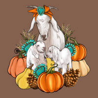 Goat Family Fall Pumpkins Gemstone Zipper Hoodie | Teevron