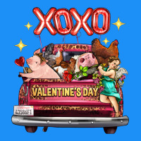 Valentine's Day Truck Farm Animals Cupid Xoxo Classic Tee | Teevron