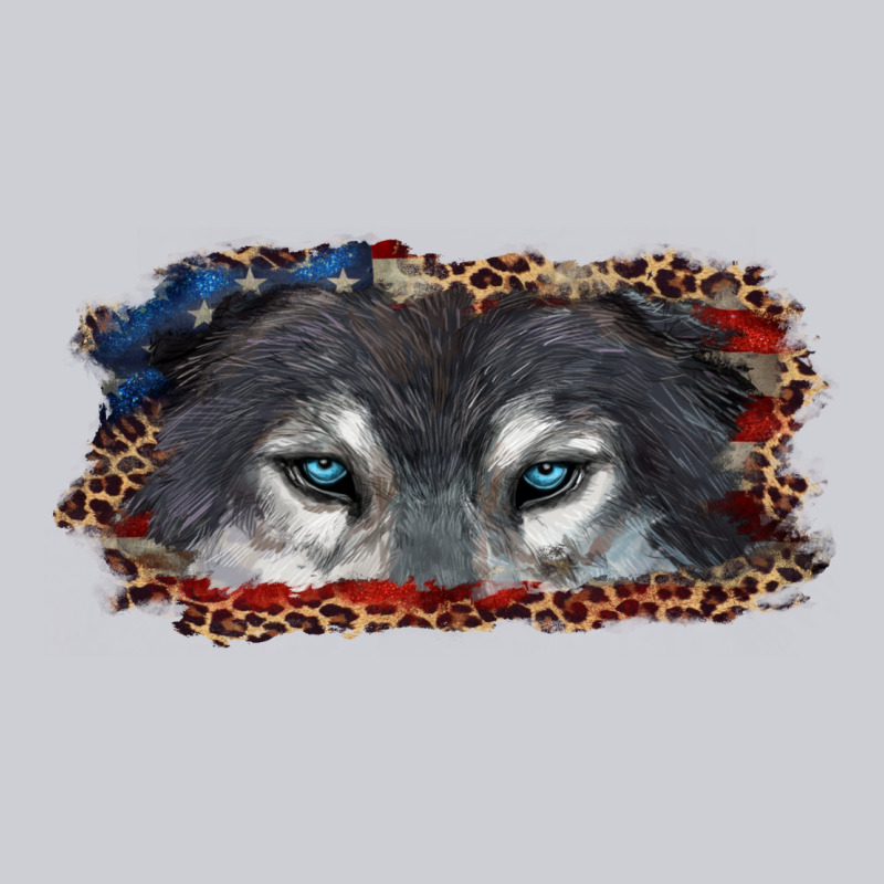 Wolf Eyes American Flag Heavyweight Sweatshirt by RanaPortraitStore | Teevron