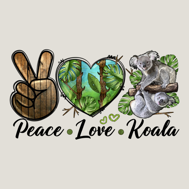 Peace Love Koala Heavy Core Tee by LillyAllenDesigns | Teevron