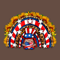 Usa Gnome Sunflower Rainbow Long Sleeve Tee | Teevron