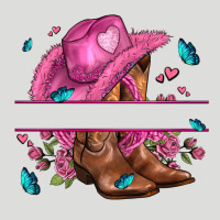 Pink Cowgirl Hat And Roses Zipper Hoodie | Teevron