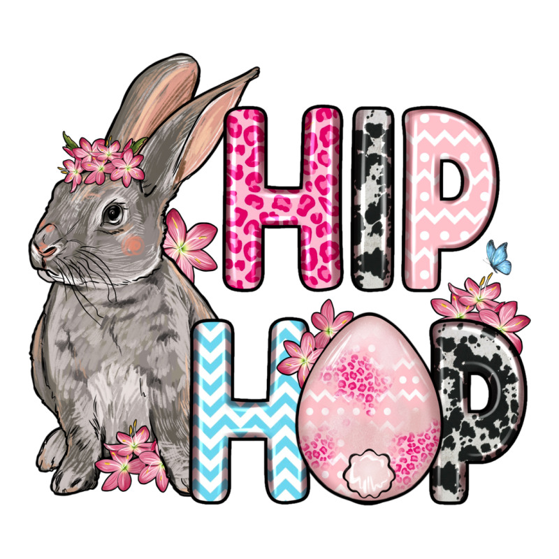 Easter Day Hip Hop Bunny Long Sleeve Tee by OliviaCreatesArt | Teevron