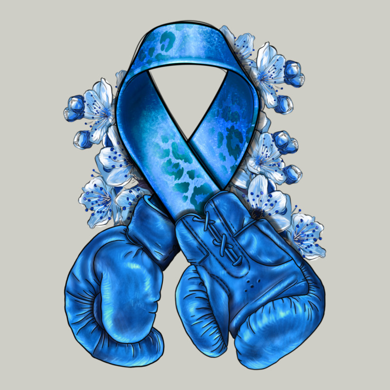 Blueribbon With Boxing Gloves Heavyweight Hoodie by NancyCooperArtShop | Teevron