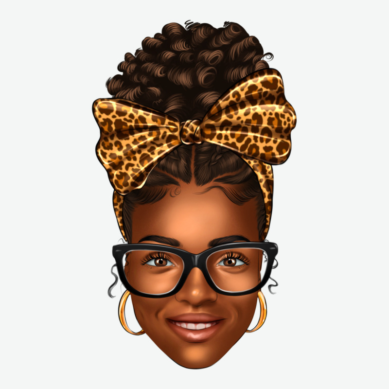 Afro Woman Messy Bun Urban Heavy Tee by texasbilliewilder | Teevron