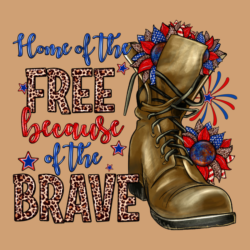Home Of The Free Because Of The Brave Vintage Tee by Zillion Design Studio | Teevron