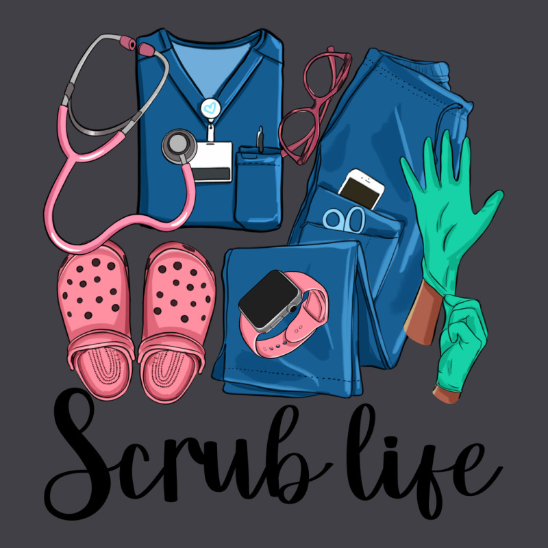 Scrub Life Nurse Heavyweight Hoodie by LillyAllenDesigns | Teevron