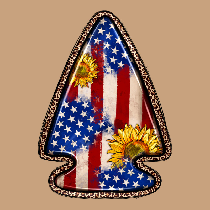 American Flag Sunflower Arrowhead Vintage Tee by Zillion Design Studio | Teevron