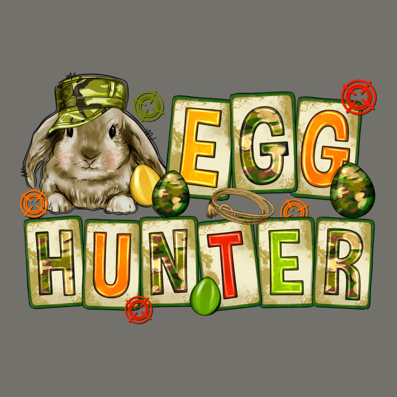 Egg Hunter With Camouflage Plate Letters Premium Hoodie by NancyCooperArtShop | Teevron