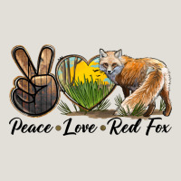 Peace Love Red Fox Heavy Core Tee | Teevron