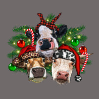 Christmas Cows With Tree Urban Heavy Tee | Teevron