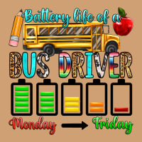Battery Life Of A Bus Driver Vintage Tee | Teevron