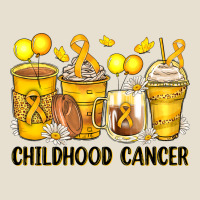 Childhood Cancer Coffee Cups Urban Heavy Tee | Teevron