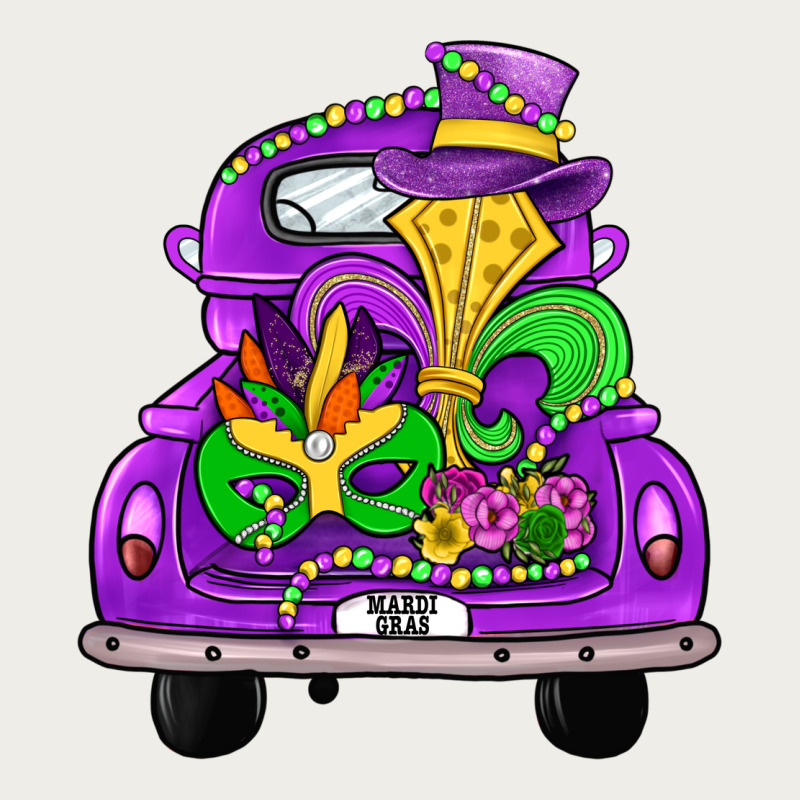 Farm Truck, Mardi Gras Zipper Hoodie by JahusDesignShop | Teevron