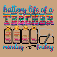 Battery Life Of A Teacher Vintage Tee | Teevron