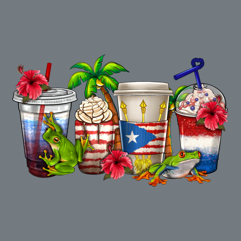 Puerto Rico Coffee Cups Heavyweight Sweatshirt by texasbilliewilder | Teevron