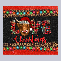 Love Christmas Highland Cow And Turquoise Gemstone Heavyweight Hoodie | Teevron
