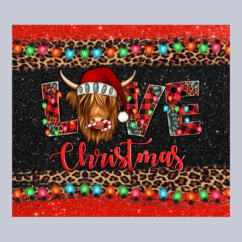 Love Christmas Highland Cow And Turquoise Gemstone Heavyweight Hoodie by Jasminsmagicworld | Teevron