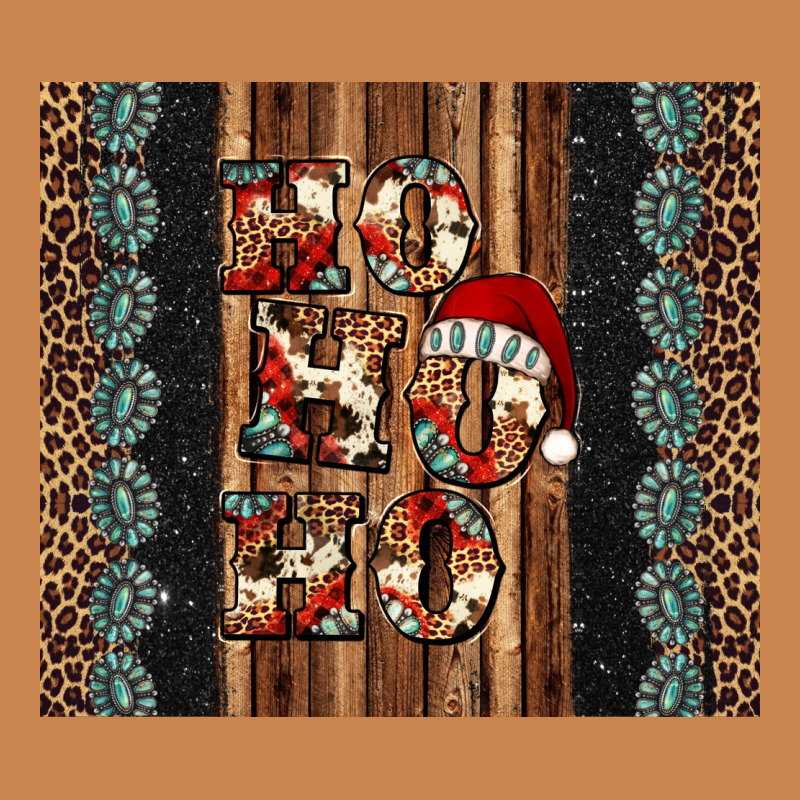 Ho Ho Ho Western Christmas Heavyweight Hoodie by Jasminsmagicworld | Teevron