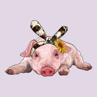 Baby Pig With Cowhide Ribbon Classic Tee | Teevron