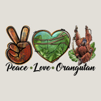 Peace Love Orangutan Heavy Core Tee | Teevron