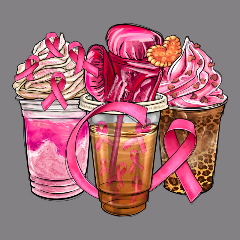 Breast Cancer Coffee Cups Heavyweight Hoodie by NancyCooperArtShop | Teevron