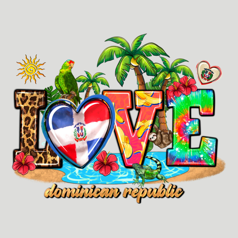 Love Dominican Republic Zipper Hoodie by AdoDesignShop | Teevron