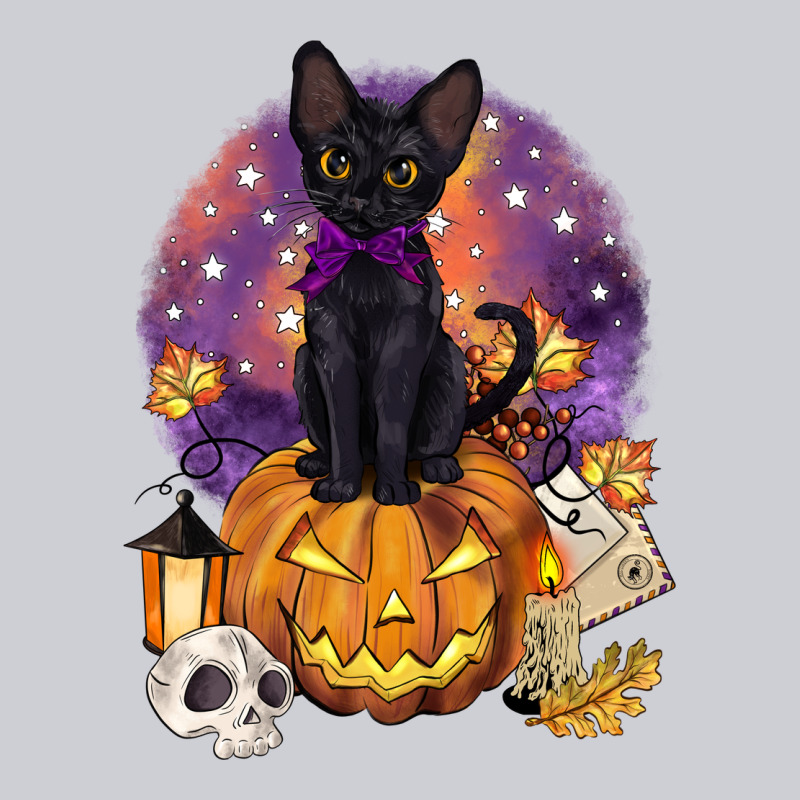 Halloween Black Cat Pumpkin Urban Hoodie by BarkalooDesign | Teevron