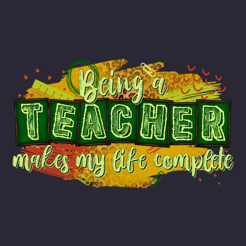 Being A Teacher Makes My Life Complete Vintage Tee by texasbilliewilder | Teevron