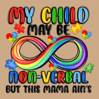 My Child May Be Non Verbal But This Mama Ain's Vintage Hoodie | Teevron