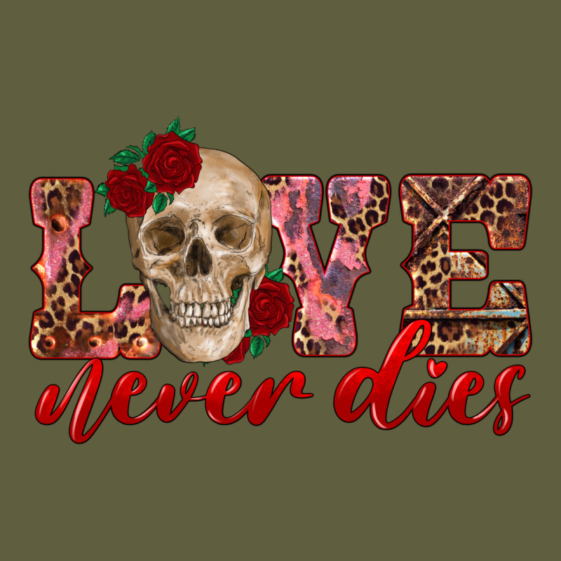 Love Never Dies Skull Vintage Tee by RanaPortraitStore | Teevron