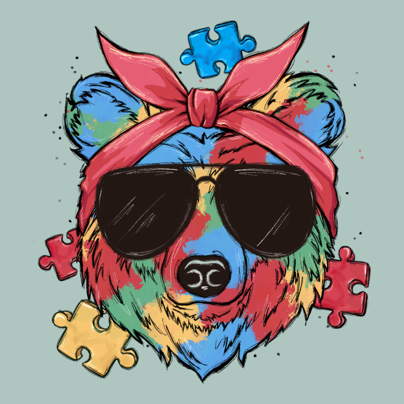 Autism Awareness Bear Premium Sweatshirt by MaliasSmallBusiness | Teevron