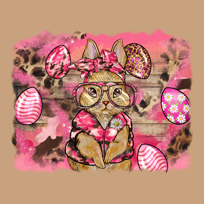Pink Camouflage Bunny Background Vintage Tee by BarkalooDesign | Teevron