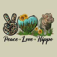 Peace Love Hippo Heavy Core Tee | Teevron