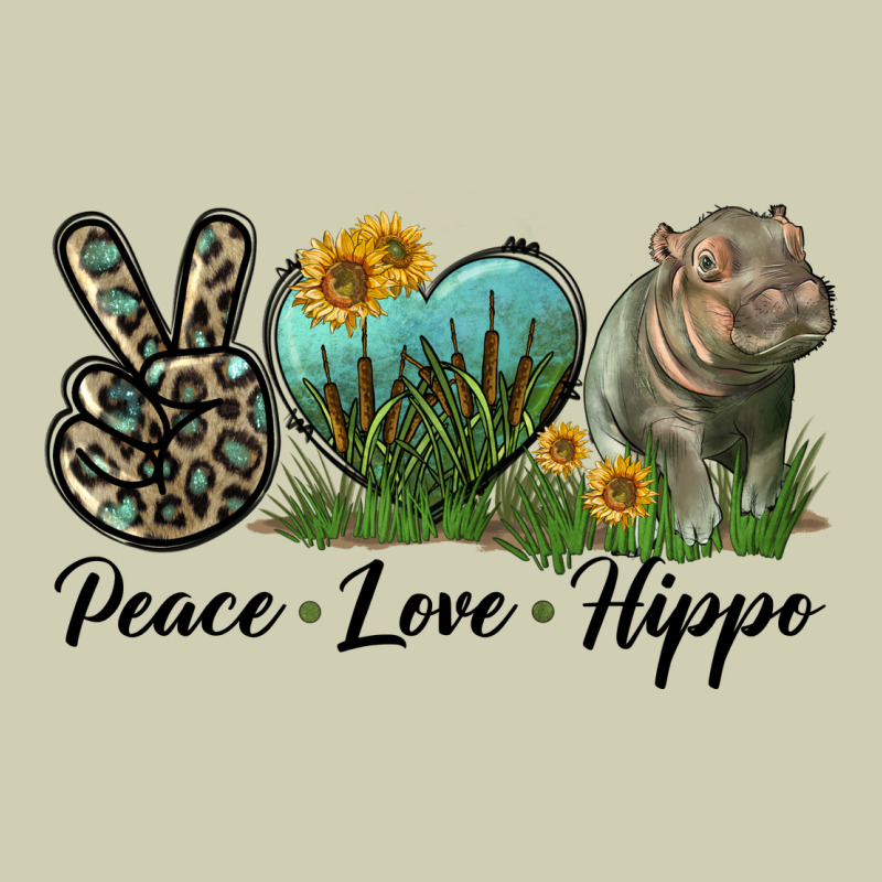 Peace Love Hippo Heavy Core Tee by LillyAllenDesigns | Teevron